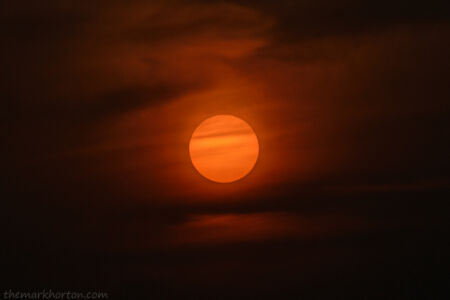 orange dusk
